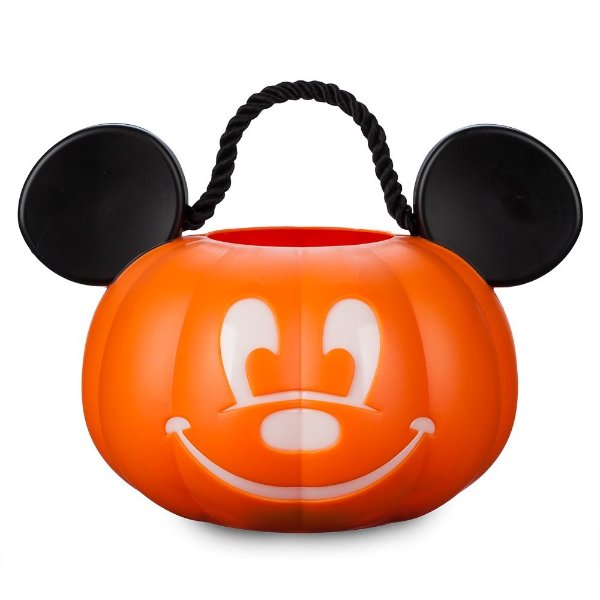 Mickey Mouse Jack-o'-Lantern Light-Up Treat Bucket | shopDisney