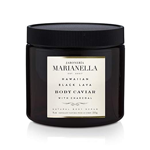 Hawaiian Black Lava Premium Body Caviar, Luxury Artisanal Wonderfully Scented Oil for Men and Women, Made in the USA (16 oz)