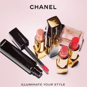 with Chanel purchase @ Bloomingdales