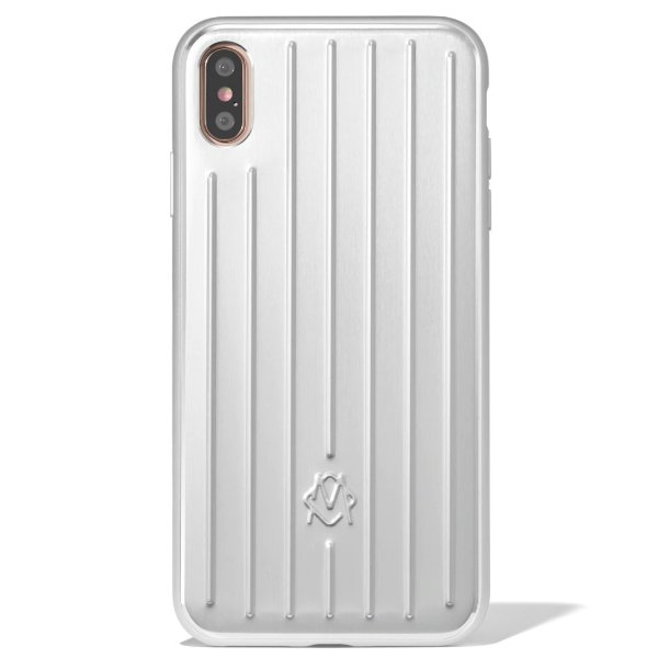 Aluminum Groove Case for iPhone XS Max in Pink | RIMOWA