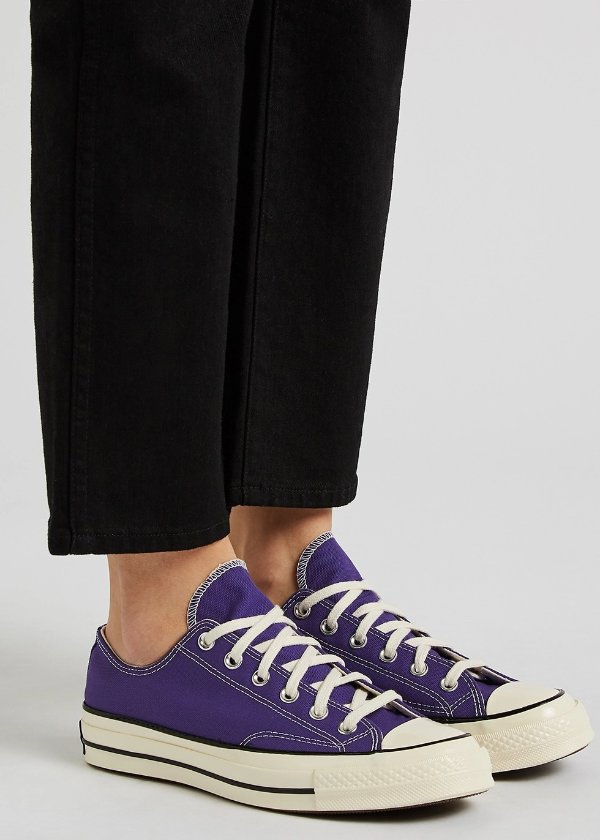 Chuck 70 紫色帆布运动鞋