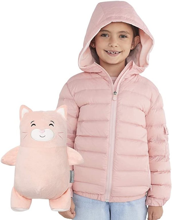 Kali The Kitty 2 in 1 Transforming Down Jacket Hoodie & Soft Plushie