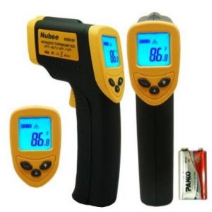 Temperature Gun Non-contact Infrared Thermometer, Yellow/Black
