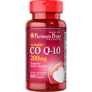 Co Q-10 200 mg (180 Total Softgels) @ Puritans Pride