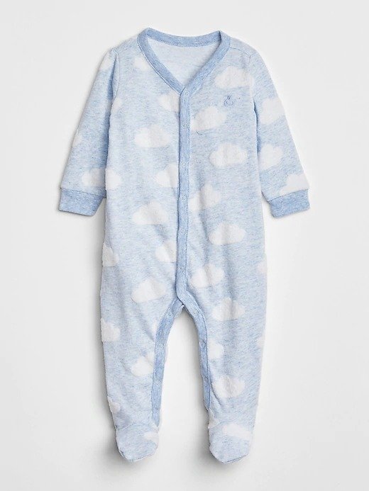 Baby First Favorite Print Footed One-Piece