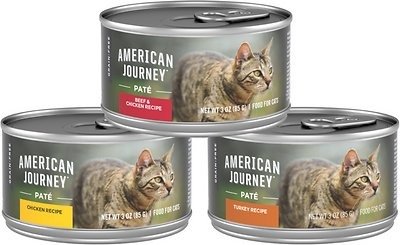 Pate Poultry & Beef Variety Pack Grain-Free Canned Cat Food, 3-oz, case of 24 - Chewy.com