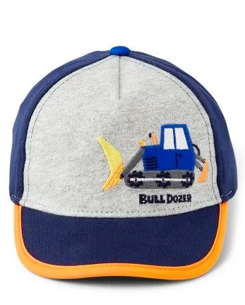 Boys Embroidered Construction Truck Baseball Hat - Mr. Fix It
