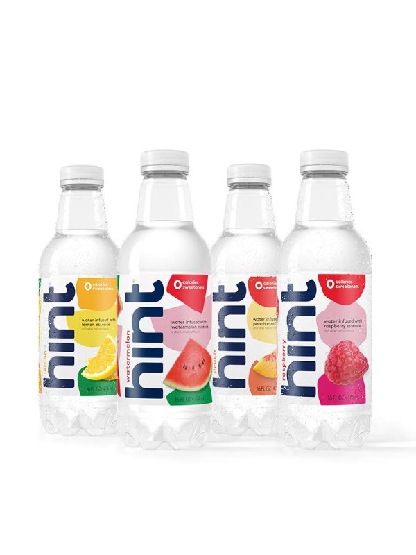 Hint Water Fruit Stand Variety Pack ,16 Fl Oz (Pack of 12)