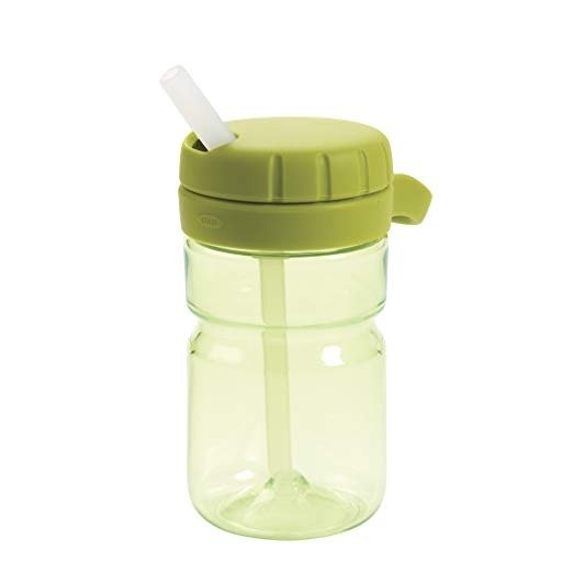 Twist Lid Water Bottle for Big Kids (12 Oz)- Green