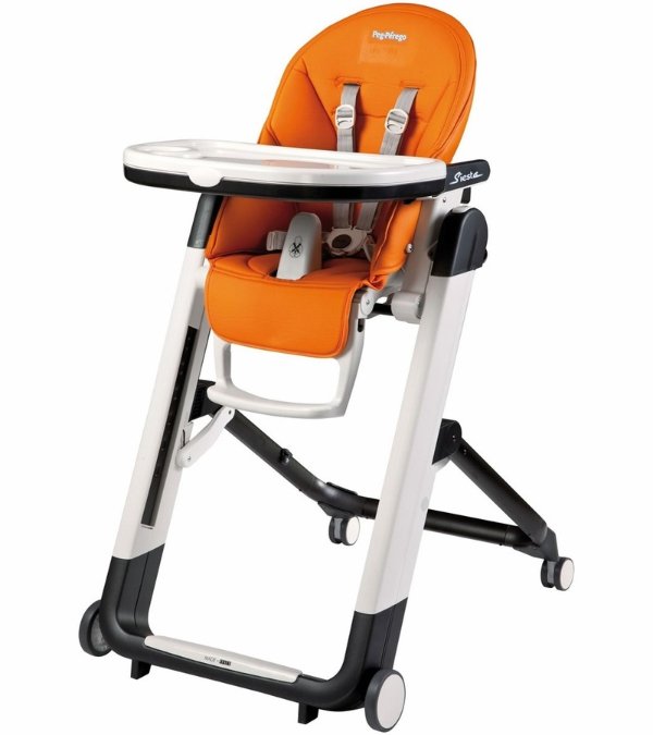 Siesta 婴儿高脚四轮移动餐椅 橙色