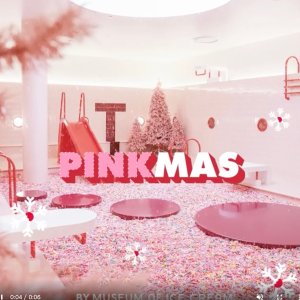 冰激凌博物馆 粉色圣诞节活动 纽约、奥斯汀可选 限定日期参加