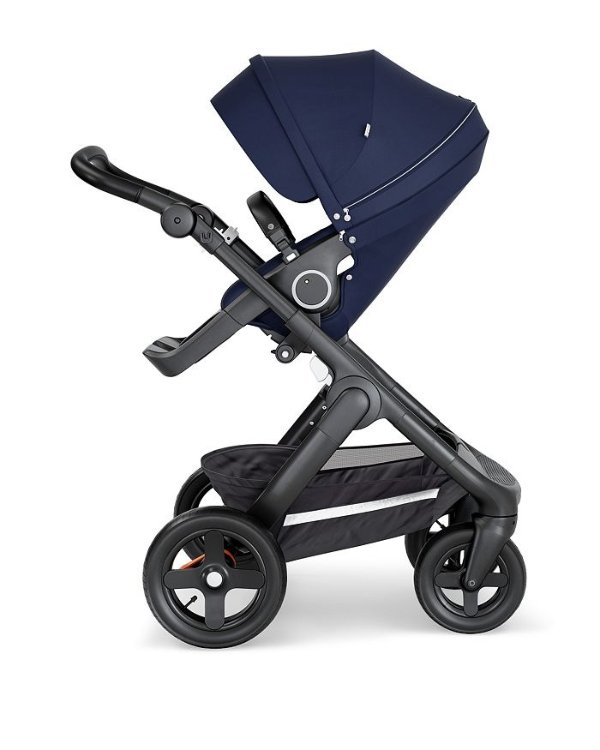 Trailz™ Black Stroller Chassis with Black Handle
