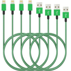 IDiSON Long Charging Cord 4Pack(10/6/6/3ft) iPhone Lightning Cable