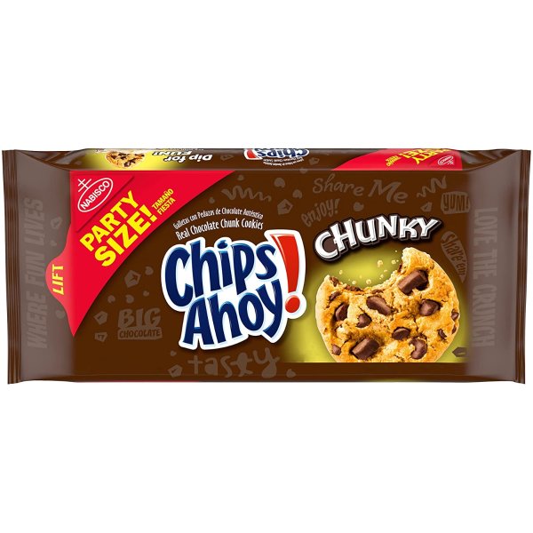 Chips Ahoy! Chunky Chunk Cookies Party Size 24.75 oz