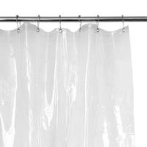 Maytex No More Mildew Shower Curtain Liner (Clear)