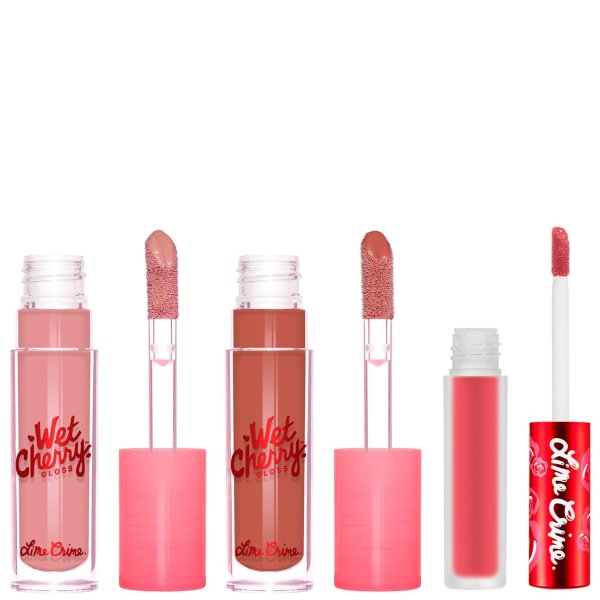 X LOOKFANTASTIC Best of Nudes and Pinks Lip Trio Set - Exclusive (Worth £52.00)