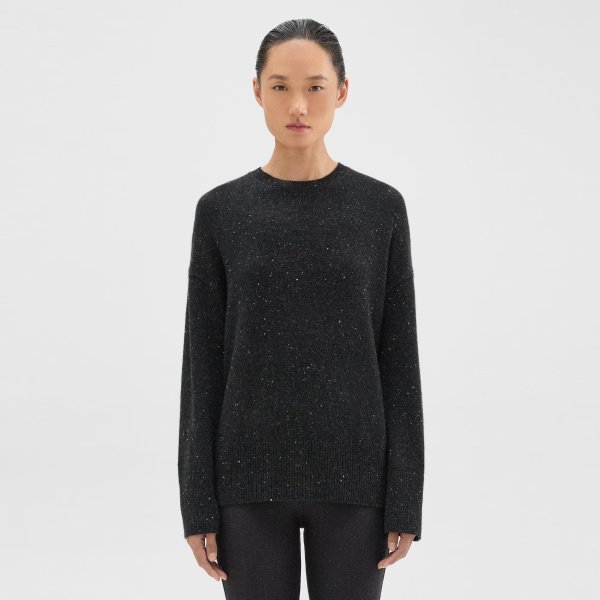 Karenia Sweater in Donegal Wool-Cashmere