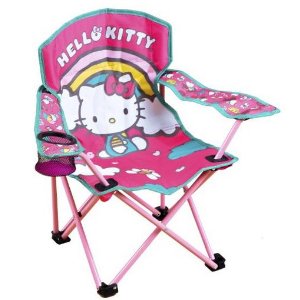 仅限会员！Disney Hello Kitty 儿童户外折叠椅