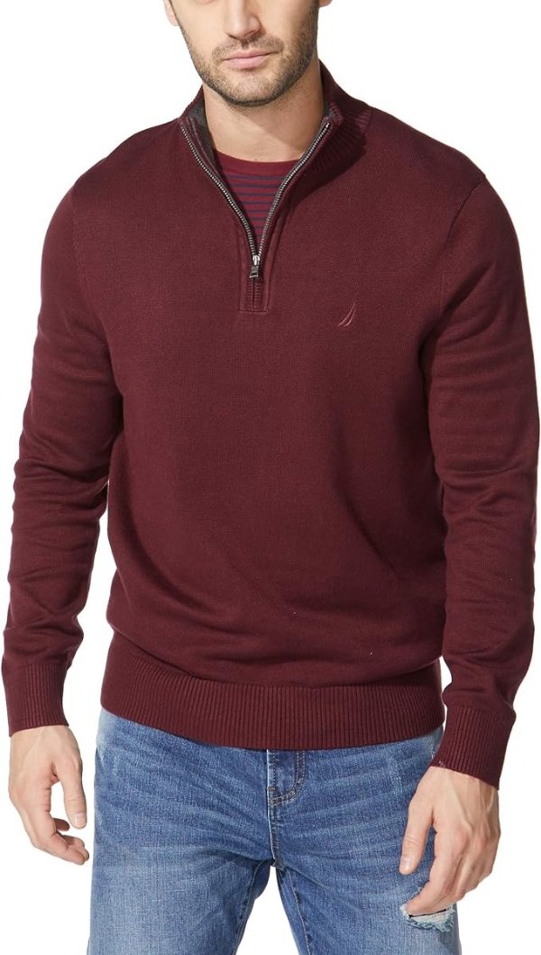 Men's Quarter-Zip Sweater