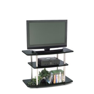 ience Concepts 131020 3-Tier TV Stand, Black