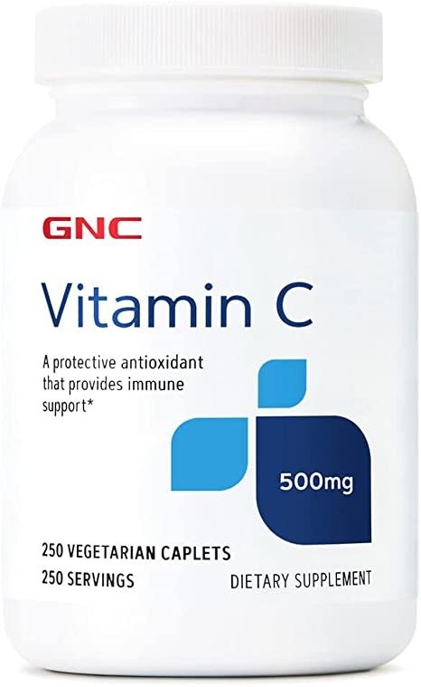 Vitamin C 500mg, 250 Caplets, Provides Immune Support