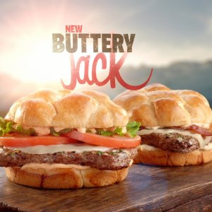 Buttery Jack Burgers @Jack in the Box Restaurant