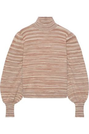 Marled cashmere turtleneck sweater