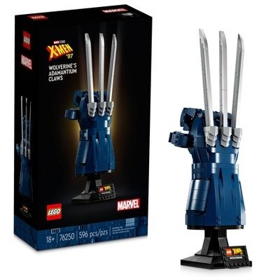 Marvel Wolverine's Adamantium Claws Collectible Building Kit; X-Men Glove 76250