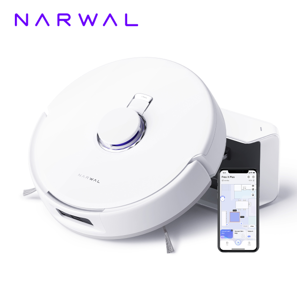 Freo X Plus Robot Vacuum and Mop, Zero Tangles Brush, 7800Pa Suction, 7-Week Dust Storage, Mopping, Tri-Laser Obstacle Avoidance, LiDAR Navigation, Multi-Floor Mapping, App & Voice Control
