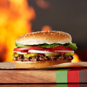 Burger King 近期优惠活动，新用户下单即送Whopper汉堡