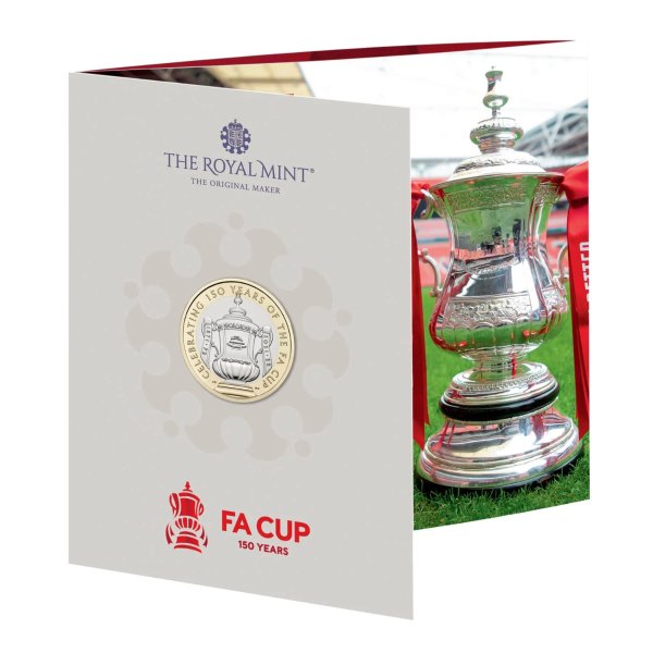 The 150th Anniversary of the FA Cup 2022 UK £2 Brilliant Uncirculated Coin