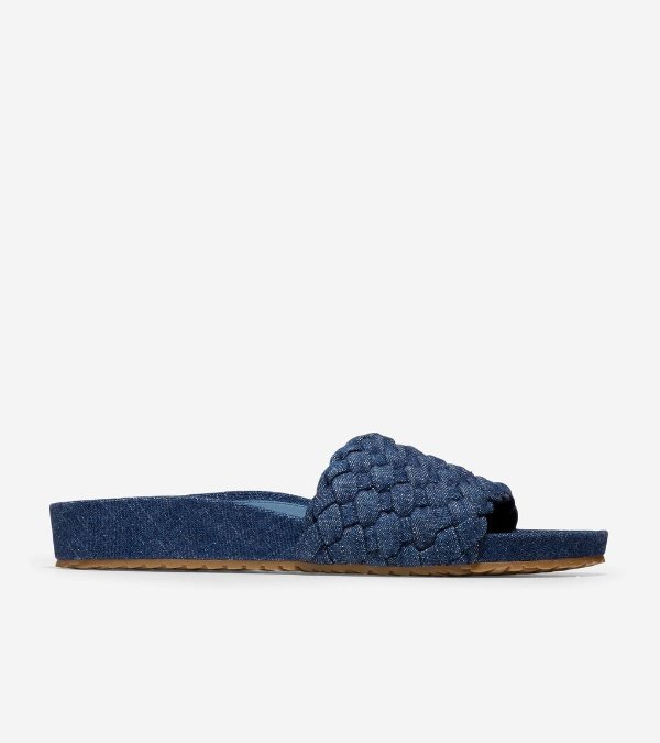 Women's Mojave Slide Sandal in Blue | Cole Haan