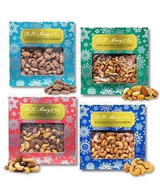 Holiday Nut Gift Box Bundle, Pack of 4