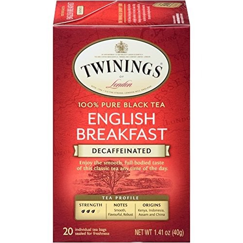 of London Decaffeinated English Breakfast Tea, 20 Count (Pack of 6)