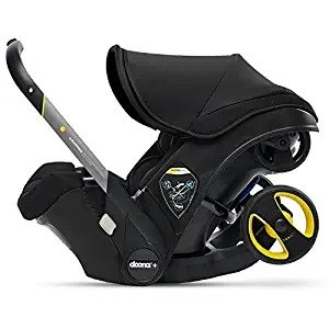 Infant Car Seat & Latch Base - Rear Facing, Car Seat to Stroller in Seconds - US Version, Nitro Black