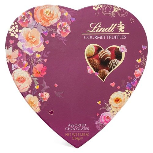 Assorted Gourmet Truffles Valentines Heart (24-pc, 11.7 oz)