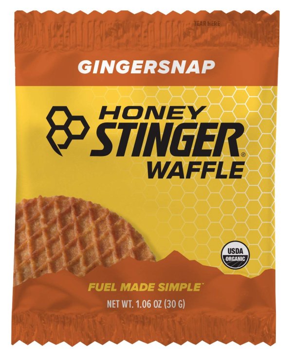 Organic Waffle, Gingersnap, Sports Nutrition, 1.06 Ounce (16 Count)