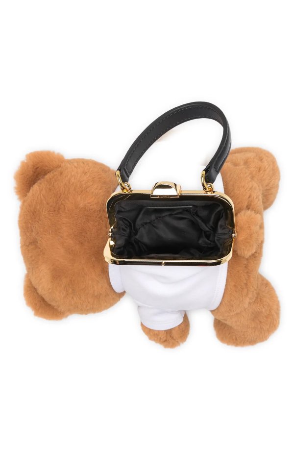 Faux Fur Teddy Bear Shoulder Bag