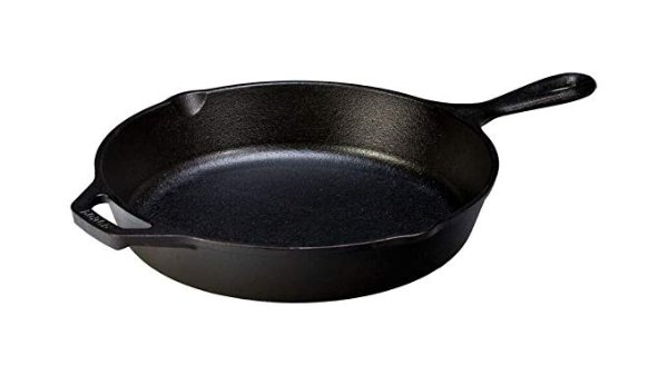 10.25 Inch Cast Iron Skillet. Pre-Seasoned Cast Iron Skillet Pan for Stovetop of Oven Use