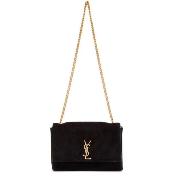 Saint Laurent - Reversible Black Medium Kate Bag