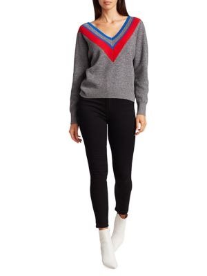 - Stripe Wool & Cashmere-Blend Sweater