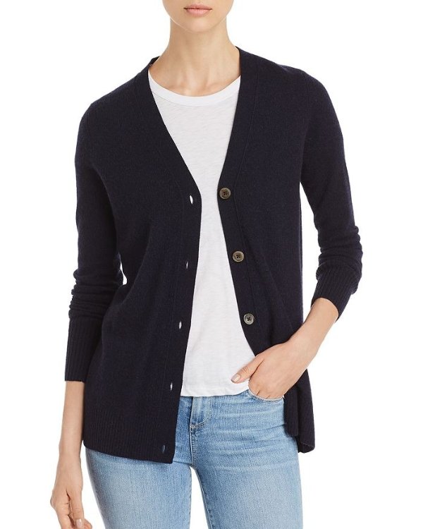 Cashmere Grandfather Cardigan - 100% Exclusive