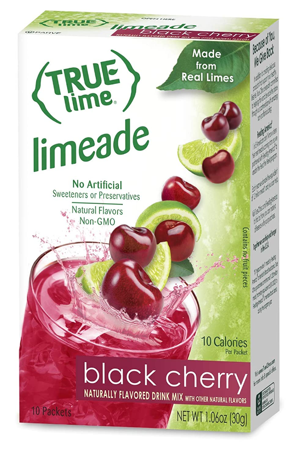 True Lime 黑樱桃酸橙口味调味剂 10包