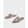 Taupe Floral Embroidered Sliders | CHARLES & KEITH