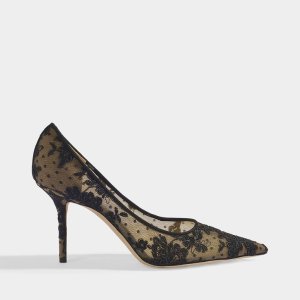 Jimmy Choo Love 85 蕾丝高跟鞋