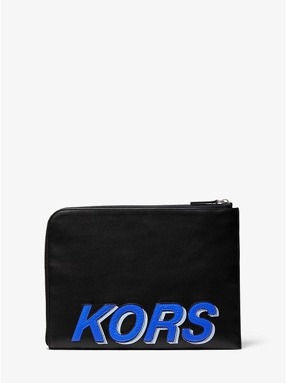 Kors Leather Travel Pouch