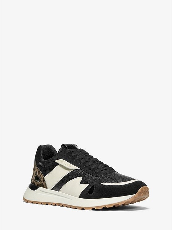Miles Leather and Calf Hair Trainer