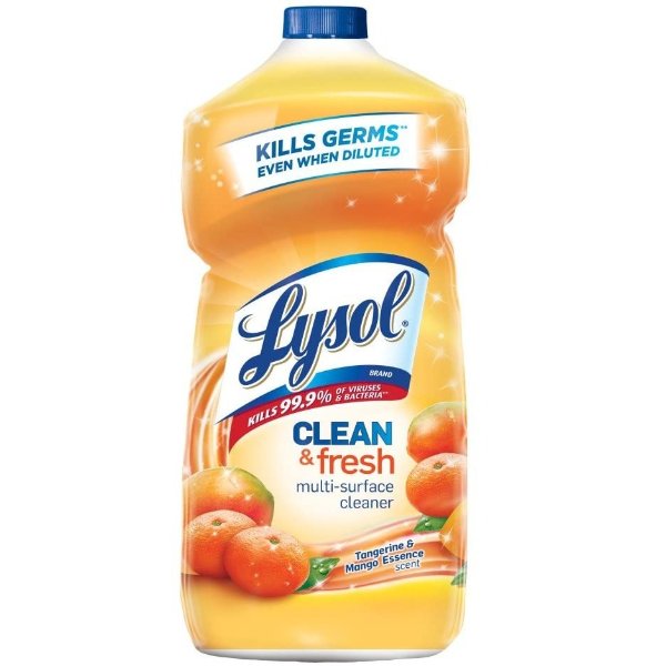 Lysol Clean & Fresh Multi-Surface Cleaner, Tangerine & Mango, 40oz