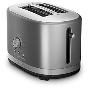 KitchenAid KMT2116CU 2 Slice Slot Toaster with High Lift Lever, Contour Silver
