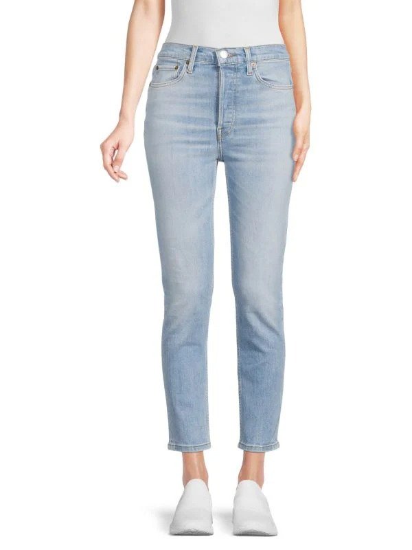 90s High Rise Ankle Skinny Jeans